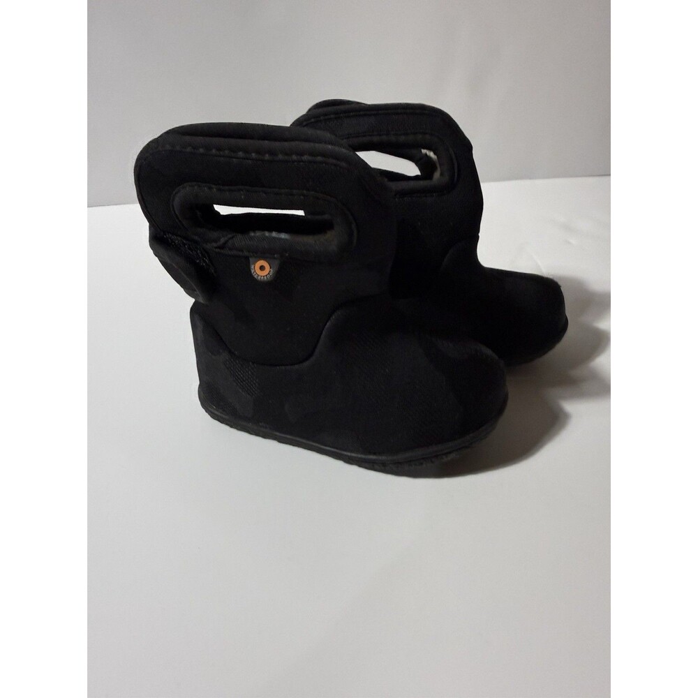 Bogs Baby Winter Boots – Size 5K/5C – Black – Waterproof, Insulated, Faux-Fur
